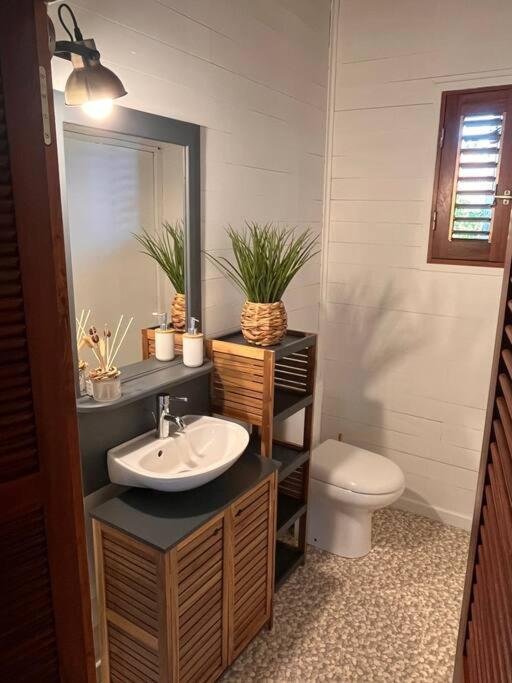 Bungalow Avec Jacuzzi Privatif Villa Sainte-Rose Eksteriør bilde